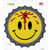 Bullet Smile Novelty Bottle Cap Sticker Decal