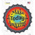 Make Today Amazing Novelty Bottle Cap Sticker Decal