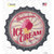 Homemade Ice Cream Novelty Bottle Cap Sticker Decal