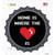 Home Is Where The Heart Is Novelty Bottle Cap Sticker Decal