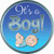 Its A Boy Novelty Circle Sticker Decal