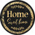 Home Sweet Home Novelty Circle Sticker Decal