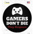 XBOX Gamers Dont Die Novelty Circle Sticker Decal