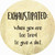 Exhaustipated Definition Novelty Circle Sticker Decal