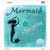 Mermaid Kisses Novelty Square Sticker Decal