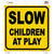 Slow Children at Play Novelty Square Sticker Decal