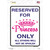 Reserved for Princess Novelty Rectangle Sticker Decal