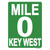 Mile Zero Key West Novelty Rectangle Sticker Decal