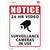 Notice Video Surveillance Novelty Rectangle Sticker Decal