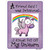 Delusional Unicorn Purple Novelty Rectangle Sticker Decal