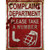 Complaint Department Take A Number Novelty Rectangle Sticker Decal