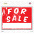 Blank For Sale Novelty Rectangle Sticker Decal