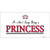 Easy Being A Princess Novelty Sticker Decal