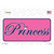 Pink Princess Tiara Novelty Sticker Decal