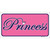 Pink Princess Tiara Novelty Sticker Decal