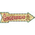 Gingerbread Novelty Metal Arrow Sign