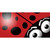 Lady Bug Novelty Sticker Decal