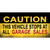 Caution Stops At Garage Sales Novelty Sticker Decal