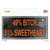 49 Percent Bitch 51 Percent Sweet Novelty Sticker Decal