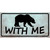 Bear With Me Novelty Sticker Decal