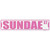 Sundae St Novelty Narrow Sticker Decal