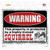 Warning Highly Trained Squirrel Novelty Rectangle Sticker Decal