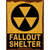 Fallout Shelter Novelty Rectangle Sticker Decal