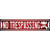 No Trespassing Novelty Narrow Sticker Decal