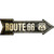 Vintage Route 66 Novelty Arrow Sticker Decal