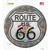 Illinois Route 66 Novelty Circle Sticker Decal