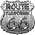 Route 66 Diamond California Novelty Highway Shield Sticker Decal