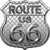 Route 66 Diamond Novelty Highway Shield Sticker Decal