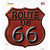 Route 66 Red Novelty Highway Shield Sticker Decal
