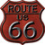 Route 66 Red Novelty Highway Shield Sticker Decal