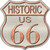 Historic Route 66 Novelty Highway Shield Sticker Decal