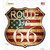 Route 66 American Vintage Novelty Highway Shield Sticker Decal