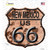 New Mexico Route 66 Rusty Novelty Highway Shield Sticker Decal