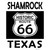 Shamrock Texas Historic Route 66 Novelty Rectangle Sticker Decal