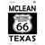 McLean Texas Historic Route 66 Novelty Rectangle Sticker Decal