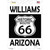 Williams Arizona Historic Route 66 Novelty Rectangle Sticker Decal