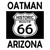 Oatman Arizona Historic Route 66 Novelty Rectangle Sticker Decal