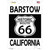 Barstow California Historic Route 66 Novelty Rectangle Sticker Decal