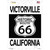 Victorville California Historic Route 66 Novelty Rectangle Sticker Decal