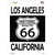 Los Angeles California Historic Route 66 Novelty Rectangle Sticker Decal