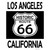 Los Angeles California Historic Route 66 Novelty Rectangle Sticker Decal