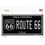 Route 66 Oklahoma Black Novelty Sticker Decal