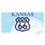 Route 66 Shield Kansas Novelty Sticker Decal