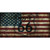 Route 66 American Flag Transparent Novelty Sticker Decal
