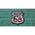 Route 66 Rusty On Wood Novelty Sticker Decal