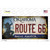 Route 66 Oklahoma Rusty Novelty Sticker Decal